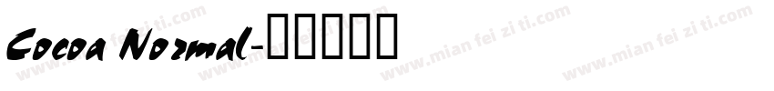 Cocoa Normal字体转换